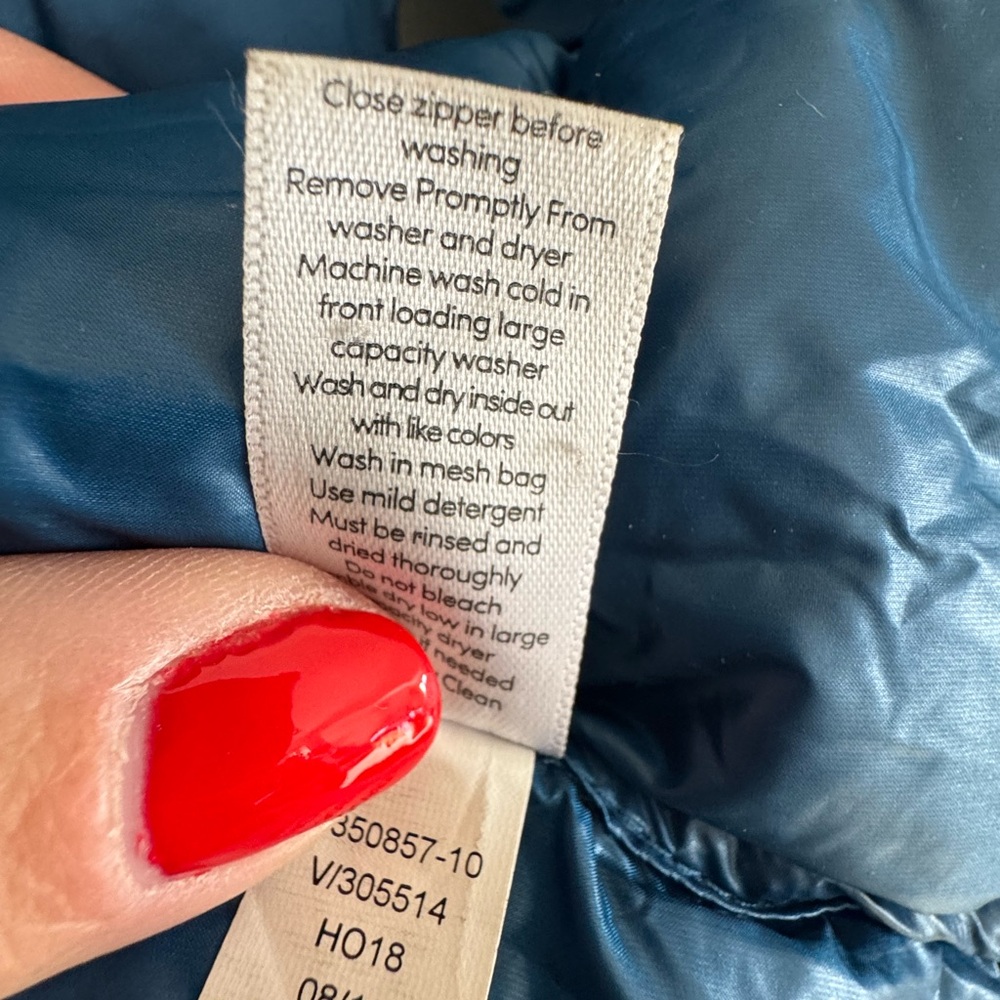 Athleta Teal Puffer Jacket - Picture 9 of 9
